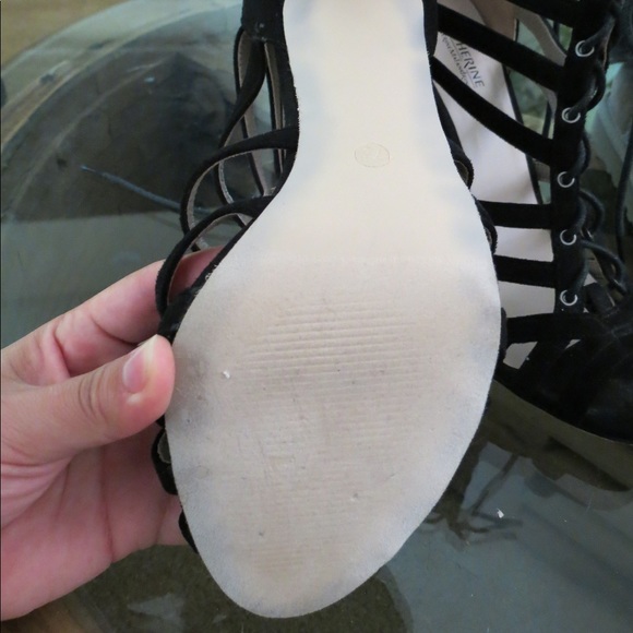 Catherine Malandrino Hancie Lace-up Heels - Picture 5 of 7